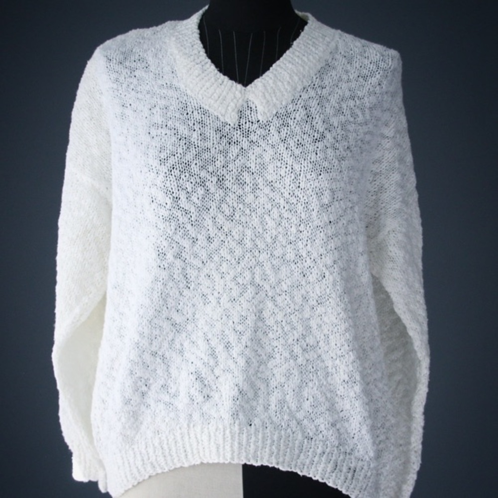 A gorgeous vintage white sweater